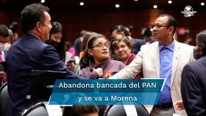 Tras ratificar a Pablo Gómez en la UIF, diputado del PAN "chapulinea" a Morena