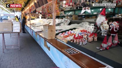 Préparation du marché de Noël en pleine crise sanitaire
