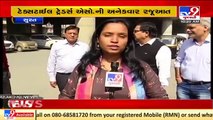 Commuters facing difficulties due to poor conditions of roads in Surat