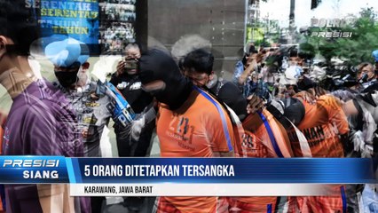 Polres Karawang Amankan Pelaku Pengeroyokan 4 Orang Anggota Ormas