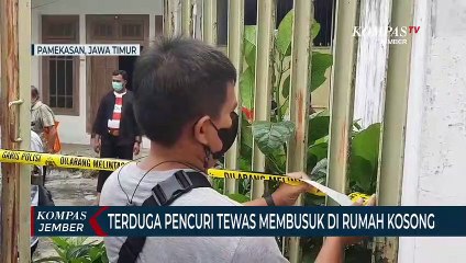 下载视频: Terperosok dari Atap, Terduga Maling Tewas Membusuk di Rumah Kosong