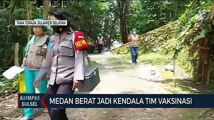 Medan Berat Jadi Kendala Tim Vaksinasi