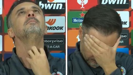 Muhabirin sorusuyla çılgına dönen Vitor Pereira, basın toplantısını terk etti