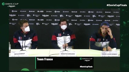 Coupe Davis 2021 - Nicolas Mahut et Pierre-Hugues Herbert : " Pour nous Français, jouer une compétition à huis clos, c'est dur !"