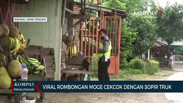 Viral Rombongan Moge Cekcok dengan Sopir Truk