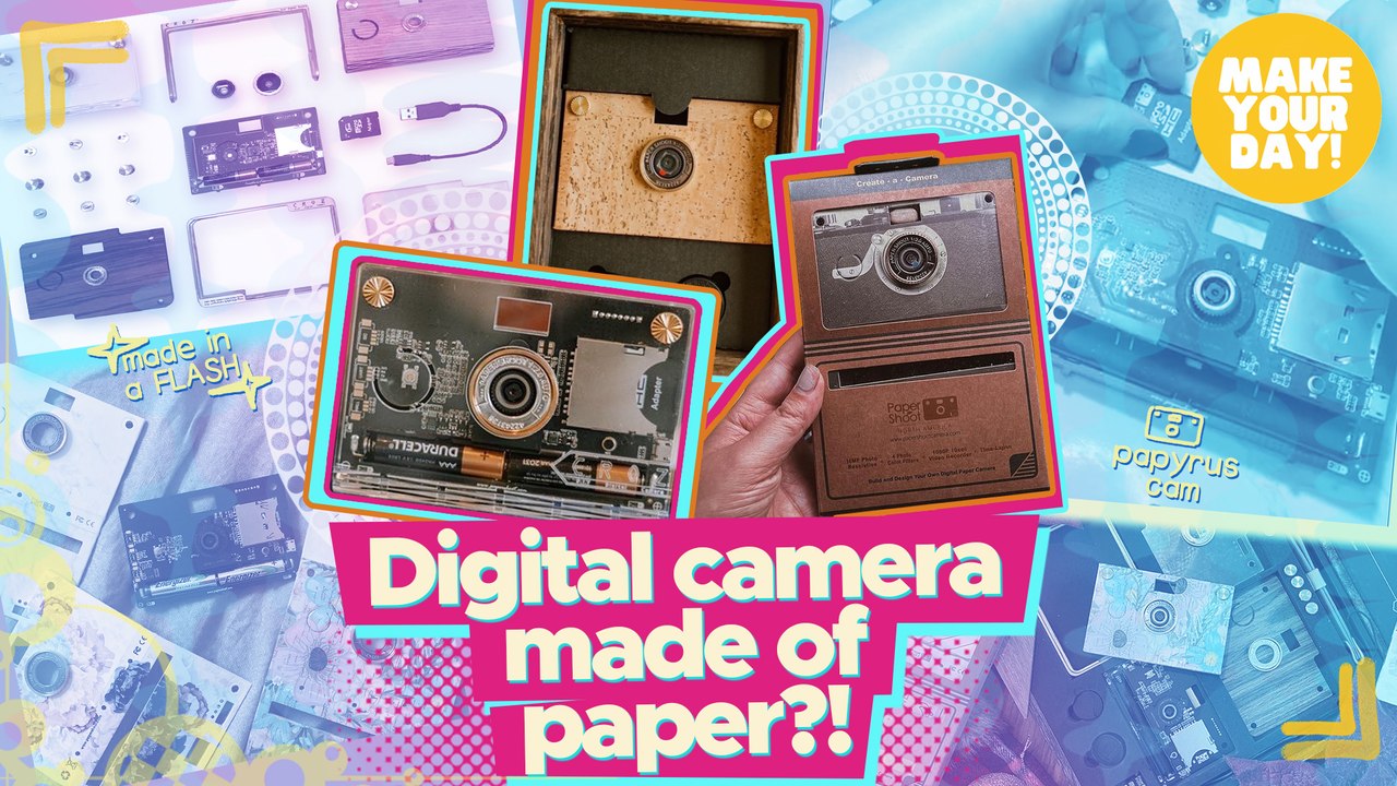 Digital camera made of paper?! | Make Your Day