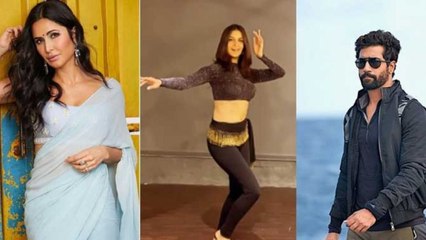 Katrina के गाने टिप टिप बरसा पानी पर Vicky Kaushal की Ex का बेली डांस, Viral Video |FilmiBeat
