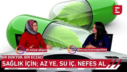 Bir Doktor, Bir Eczacı - Sağlık için: Az ye, su iç, nefes al