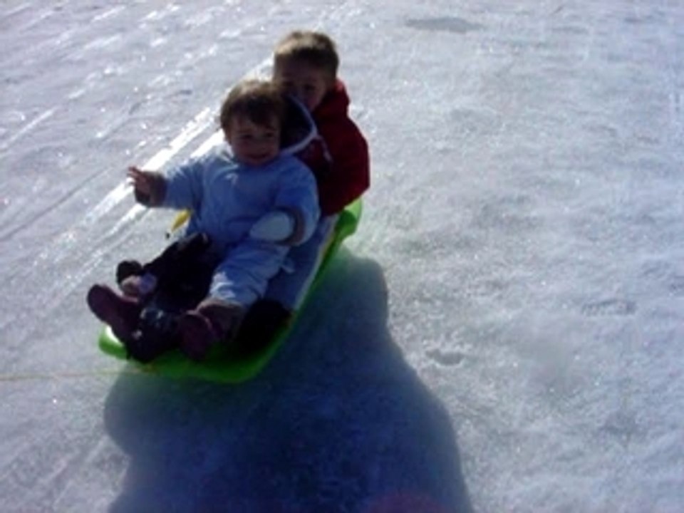 Film promenade en luge