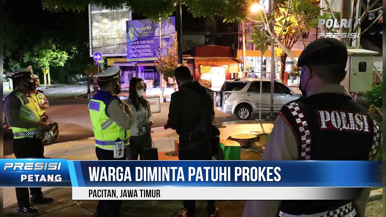 Operasi Yustisi Humanis Operasi Zebra Dalam Rangka Penegakan Disiplin Protokol Kesehatan di Wilayah Kab. Pacitan