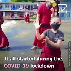 Himalayan Monks Entertain Netizens Through Their Dance