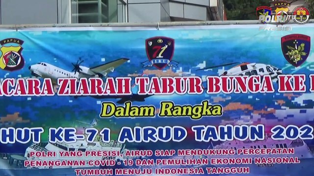 Jelang HUT Polairud ke 71 Polda Papua Laksanakan Upacara Ziarah Tabur Bunga ke Laut