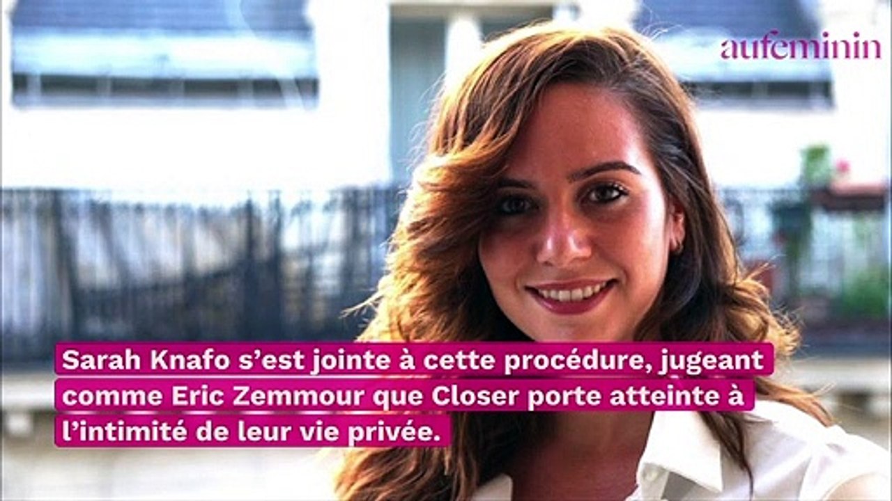 Eric Zemmour assigne Closer après l’annonce de la grossesse de sa conseillère Sarah Knafo