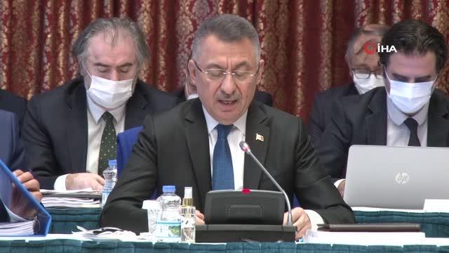 Cumhurbaşkanı Yardımcısı Fuat Oktay: Hafif zırhlı muharebe araçları ve ağır zırhlı araçlar ile Fırtına Obüsleri için bin beygirlik motorumuz UTKU...