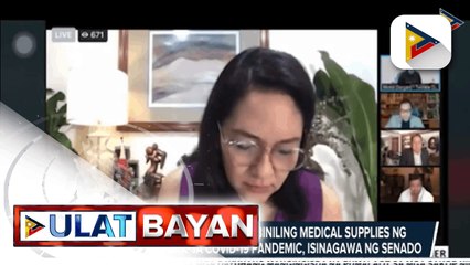 13th hearing kaugnay sa biniling medical supplies ng gobyerno para sa COVID-19 pandemic, isinagawa ng Senado