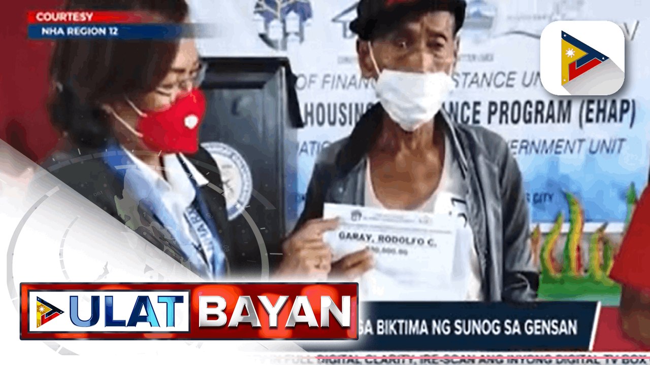 Government at Work: NHA, nagbigay ng tulong sa mga biktima ng sunog sa GenSan   Mga estudyante sa Camarines Sur, nakatanggap ng educational assistance mula sa DSWD  Mga magsasaka sa Quezon, ginawaran ng pagkilala ng Department of Agriculture