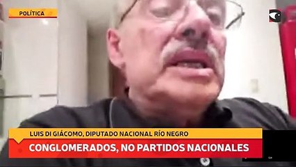 Conglomerados, no partidos nacionales