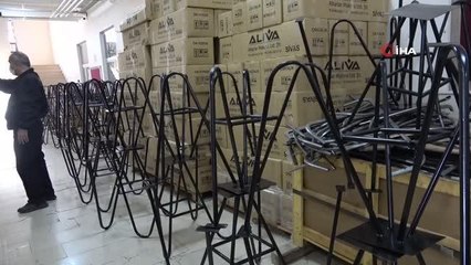 Çevre illerin sıra ve masa ihtiyacı Bitlis'teki fabrika okuldan karşılanıyor