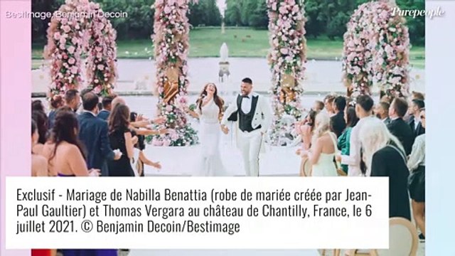 Mariage de Nabilla et Thomas : photos inédites de la cérémonie, robe sublime et gâteau XXL