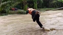 Severe flooding continues across Asia killing dozens and displacing thousands