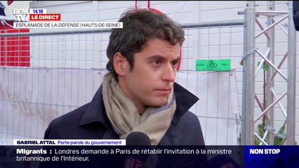Gabriel Attal: "Ce variant est porteur d'un nombre important de mutations et l'une d'elles le rend plus contagieux que le variant delta"