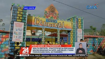 Health protocol, ipinatutupad sa peryahang muling binuksan matapos ang halos 2 taong pagkakasara dahil sa pandemya | 24 Oras