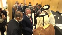 TBMM Başkanı Mustafa Şentop, Katar Şura Meclisi Başkanı Ganim ile bir araya geldi