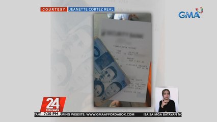 Working student na nagsauli ng naiwang pera sa isang ATM, pinuri at hinangaan ng mga netizen online | 24 Oras