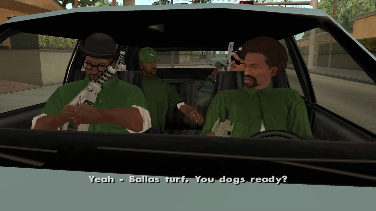 GTA San Andreas 7. Drive-by