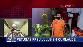 Seorang Petugas PPSU Berhasil Jadi Sarjana Predikat Cum Laude