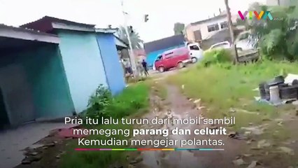 Seorang Pria Menyerang Polantas di Banyuasin