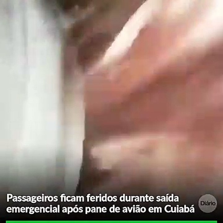 Após pane em avião, passageiros são evacuados pela saída de emergência