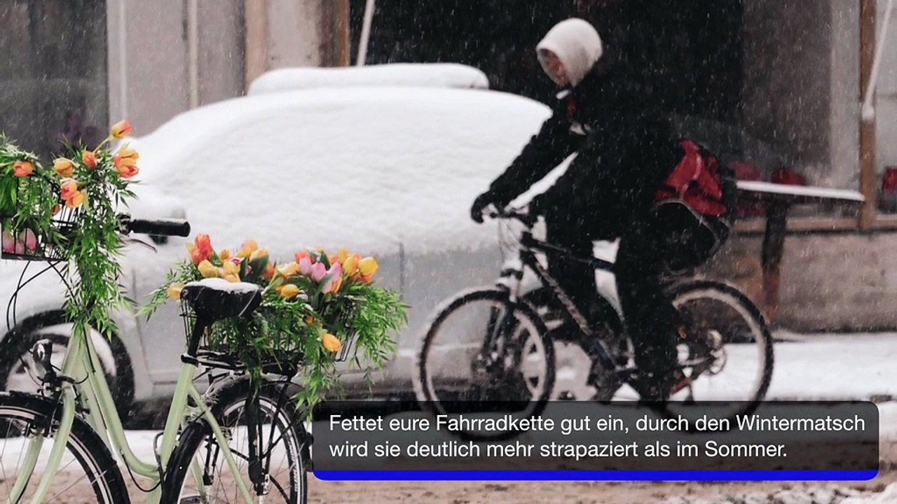 Die besten Tipps: So machen Sie Ihr Fahrrad winterfest