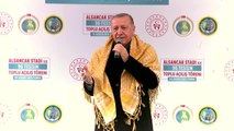 Cumhurbaşkanı Erdoğan, İzmir'deki toplu açılış töreninde konuştu: (1)