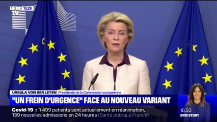 Nouveau variant: la Commission européenne propose à ses États membres d'activer "le frein d'urgence" sur les voyages en provenance des pays d'Afrique australe