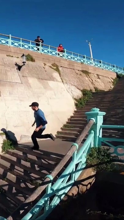 Parkour stunt impossible