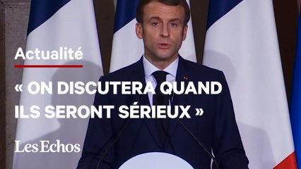 « Nous ne sommes pas des lanceurs d’alerte ! » : Emmanuel Macron tâcle Boris Johnson