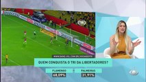 AGORA É PRA VALER! Quem conquista o tri da Libertadores: Flamengo ou Palmeiras? É a qualidade do rubro-negro ou a força coletiva do Verdão? Opine! #JogoAberto