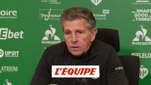 Puel : « Si on peut être actifs, ce sera sous forme de prêts » - Foot - L1 - Saint-Étienne