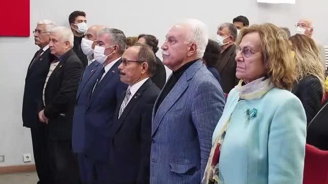 Vatan Partisi Genel Başkanı Perinçek, Üretim Devrimi Kurultayı na katıldı