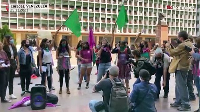 Venezuela, Chile and Uruguay protest against gender-based violence