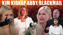 Y&R Spoilers Shock Kim Dunaway tricked and kidnapped Abby, blackmailed Victor and Ashley