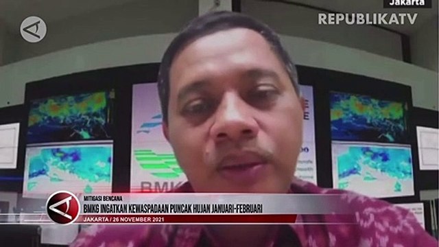 BMKG Imbau Masyarakat Waspadai Puncak Musim Hujan