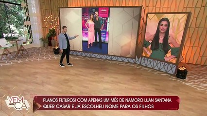 Luan Santana quer casar e já escolheu nome para os filhos (Vem Prá Cá - 25/11/21)