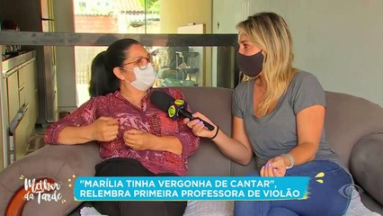 "Ela nunca perdeu as raízes dela", disse Marli Franco emocionada.