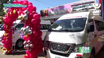 Japón dona dos microbuses para la central de ambulancias del silais Managua