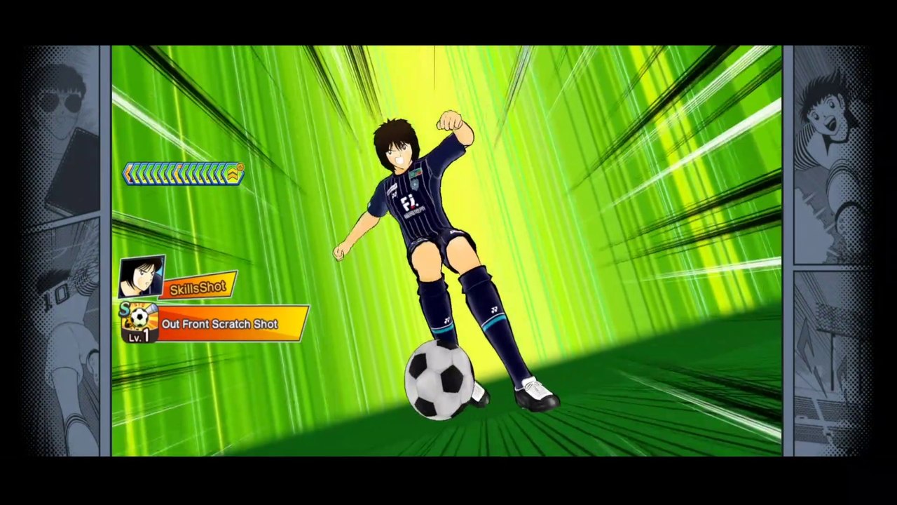 Out Front Scratch Shot - Captain Tsubasa J-League Skill