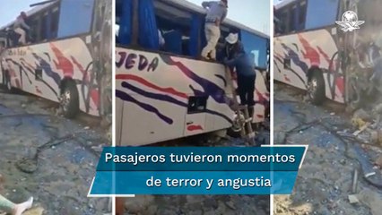 Autobús choca contra casa en Joquicingo; deja varias personas muertas y decenas de lesionados