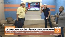 Simpatizantes de direita e esquerda quase saem no braço, e sociólogo abandona debate na TV