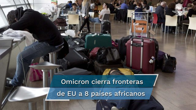 Estados Unidos prohíbe los viajes desde Sudáfrica y otras naciones africanas